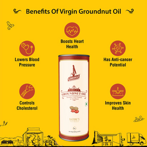 10 Litre Combo Pack - Chekko Cold Pressed Virgin Sesame Oil 5L & Groundnut Oil 5L