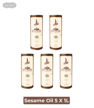 Load image into Gallery viewer, 5 Litre Combo Pack - Chekko Cold Pressed Virgin Sesame Oil 5 X 1L
