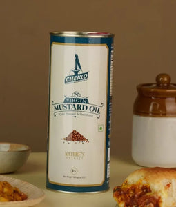Mustard Oil (Chekko - Wooden Cold Pressed Virgin Oil)