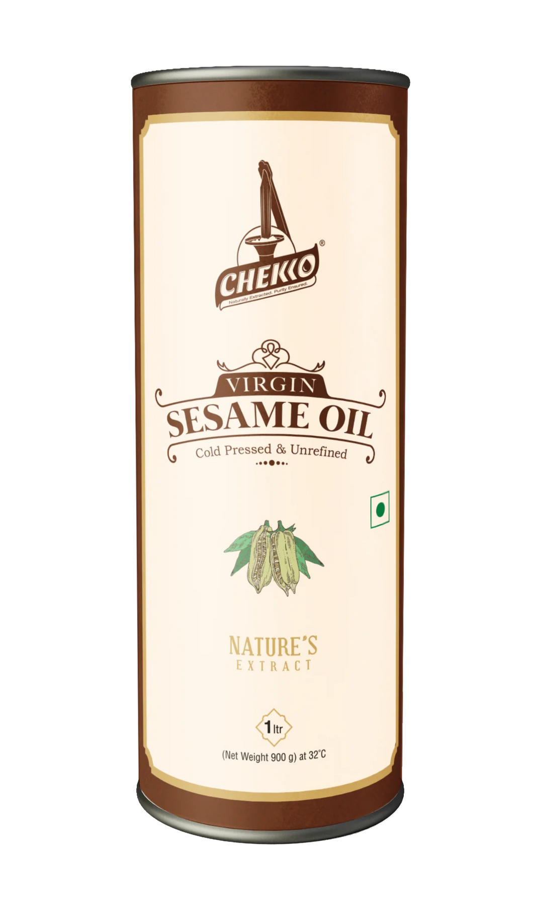 Sesame Oil (Chekko - Wooden Cold pressed Virgin Oil)