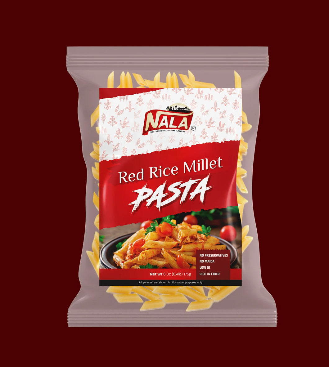 Nala Red Rice Millet Pasta 175G