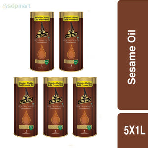5 Litre Combo Pack - Chekko Cold Pressed Virgin Sesame Oil 5 X 1L