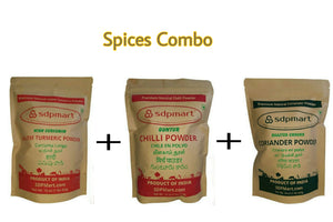 Aram Spices Combo Pack - Turmeric / Chilli / Coriander