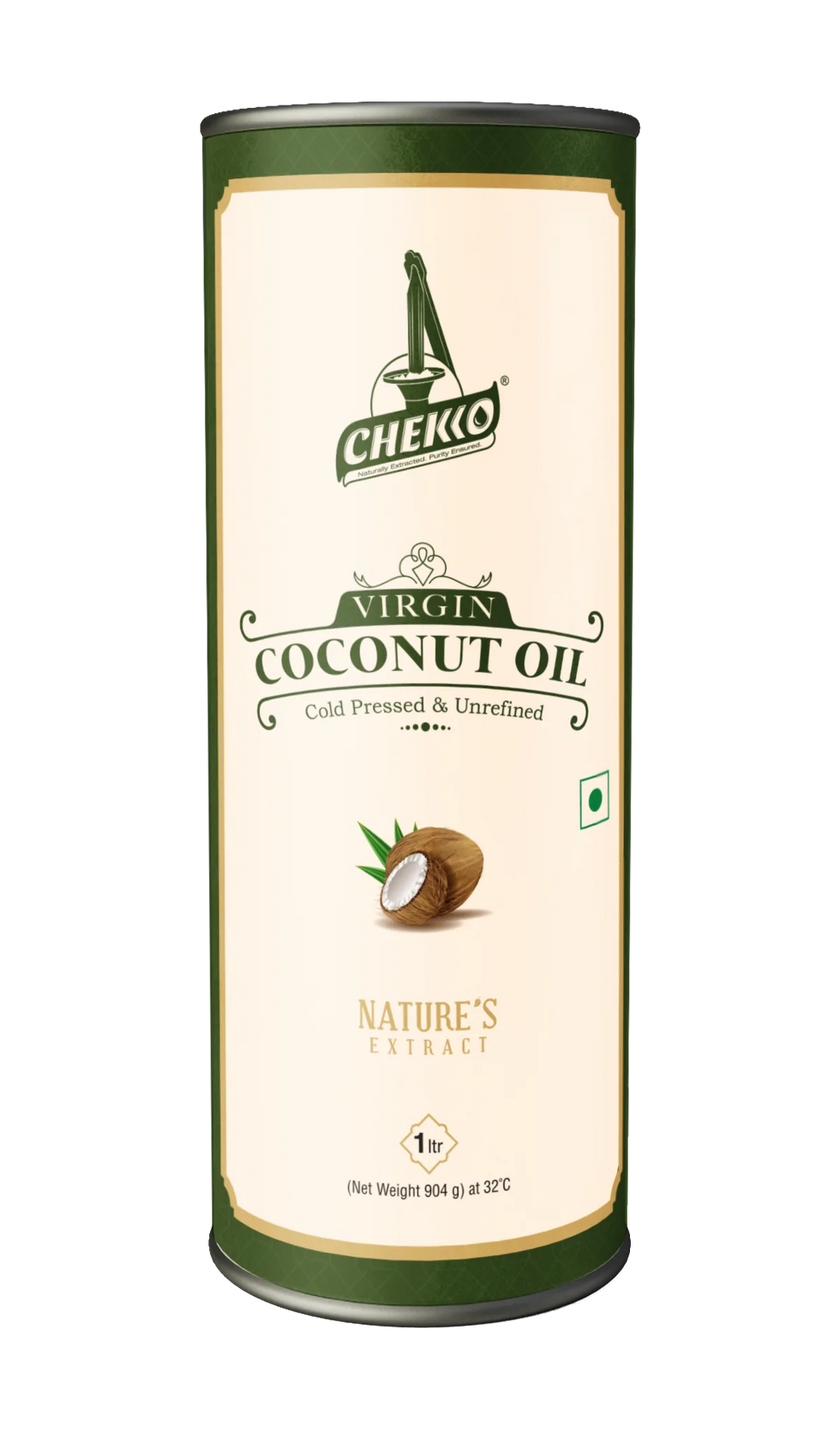 Coconut Oil (Chekko - Wooden Cold Pressed Virgin Oil)