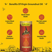 Load image into Gallery viewer, Groundnut [Peanut] Oil (Chekko - Wooden Cold pressed Virgin Oil)
