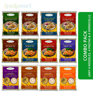 Millet Combo Assorted Packs [Noodles-4 + Pastas-4 + Vermicellis-4]